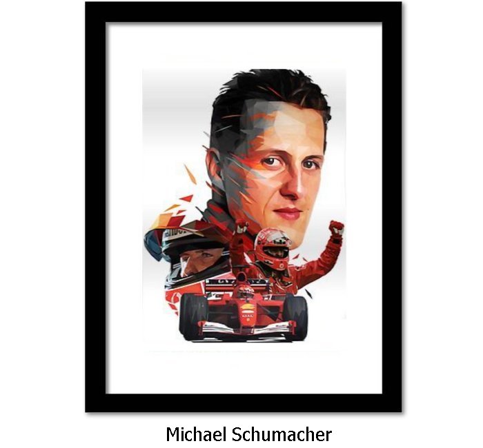 Michael Schumacher Wall Art Print